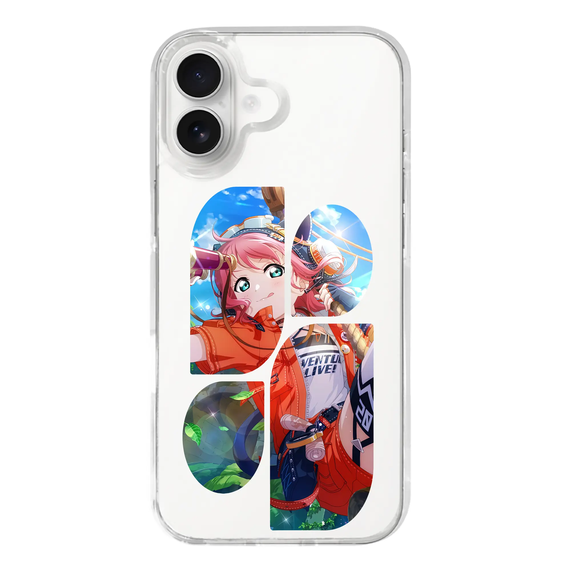 Love Live! グッズ,黒澤ルビィ - iPhone 17シリーズ 透明スマホケース – 薄型・耐衝撃・精密フィット保護カバー